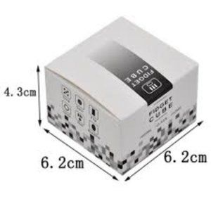 Fidget 2 Cube Stress Anxiety Pressure Relieving Stress Great for Adults Black c…